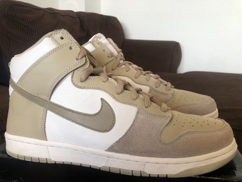 tan and white dunks