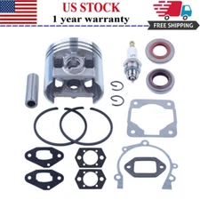 46mm Piston Gasket Oil Seal Spark Plug For Stihl SR420 SR400 BR320 BR380 BR400