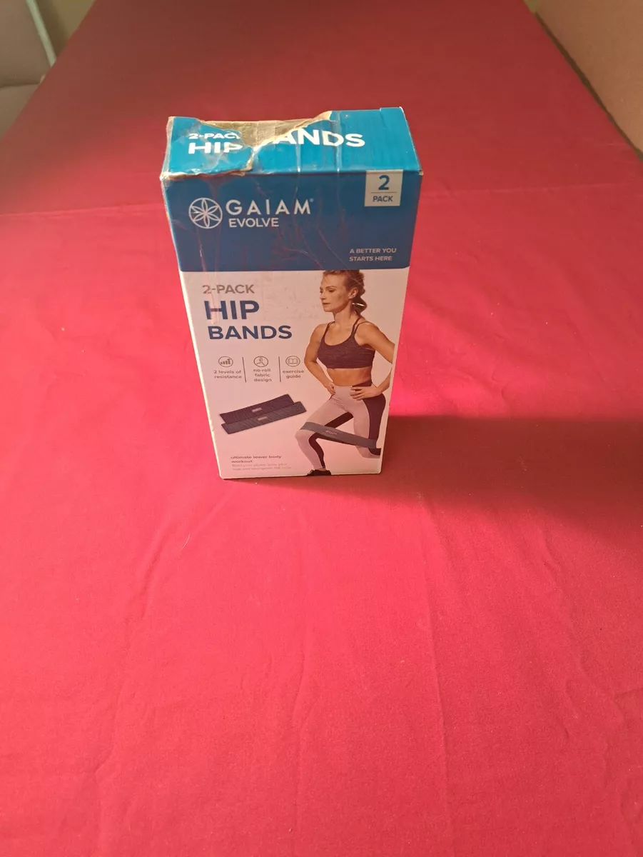 Evolve By Gaiam 2 Pack Hip Bands 2 Levels of Resistance