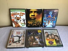 New Sealed Mixed Lot Of 6 Family Childrens Family Adventure Fairytale PG DVD Set