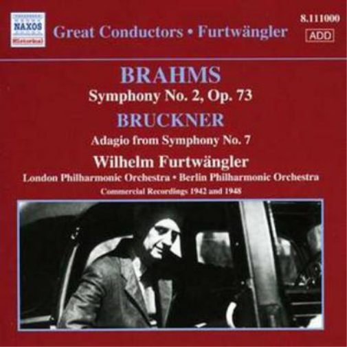 Johannes Brahms Symphony No. 2/adagio from Symphony No. 7 (Furtwangler) (CD)