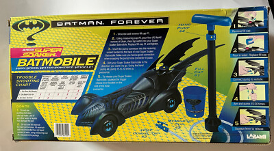 Batmobile Larami Limited Batman Forever – Pistolet à Eau Air Comprimé Super Soaker – Neuf