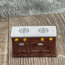 SYLVANIAN FAMILIES CALICO CRITTERS KOZY KITCHEN BROWN OVEN STOVE REPLACE ONLY