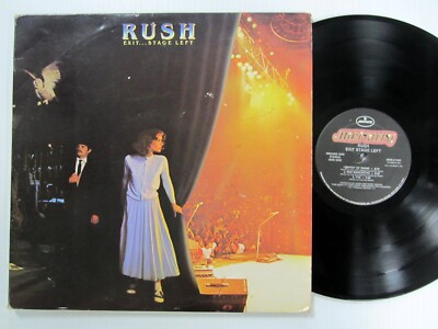 RUSH Exit Stage Left LP Geddy LEE Neil PEART Alex LIFESON Near-MINT vinyl