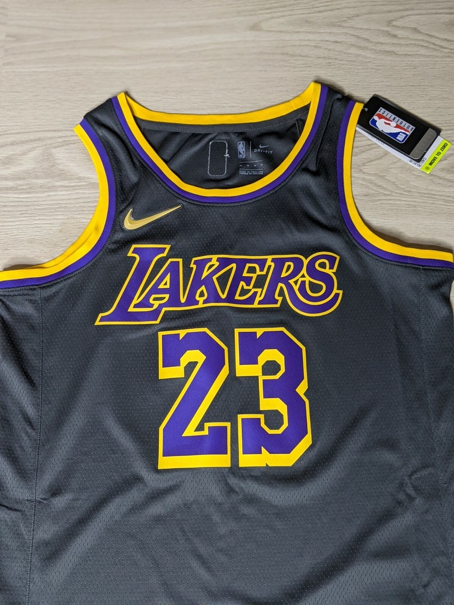 [極希少] Lakers ユニフォーム 2019-20 LA Lakers James #23 Nike Swingman Jersey (Alternate