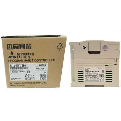 New Mitsubishi FX3G-60MT/ES-A Programmable Logic Controller CC-Link Remote I/O