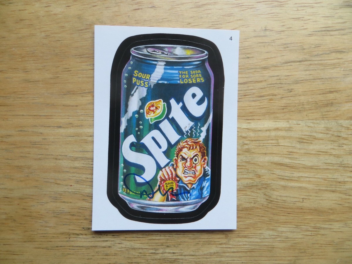 2006 WACKY PACKAGES ANS3 3RD SERIES SPITE CARD SIGNED DAVID GROSS