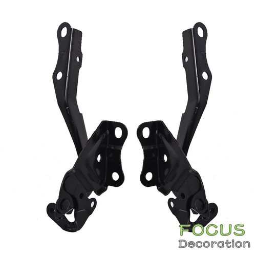 TO1236184 TO1236183 Black Steel Hood Hinge Kit For Toyota Highlander 2008-2013 - Picture 3 of 7