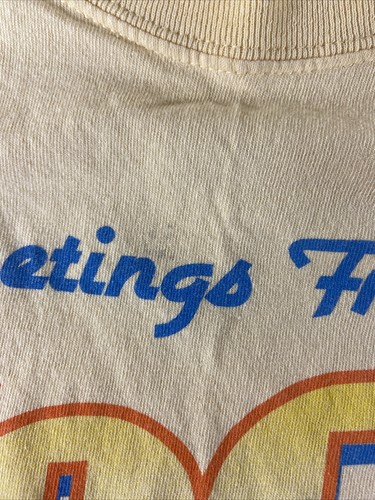 Seinfeld Greetings From Del Boca Vista RARE Lic OOP Yellow T-Shirt XL TV show - Picture 6 of 9