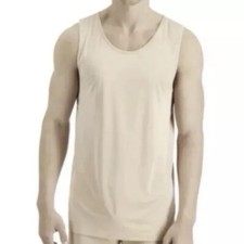 Alfani Men  s Beige Quick Dry Tank Top Shirt Size M