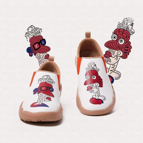 Women Size 5-11 UIN Slip On Shoes Canvas Comfort Loafer "This is Our Difference" - Picture 3 of 12