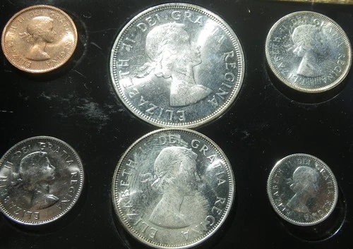 Canada Silver Mint Set 1964 BU