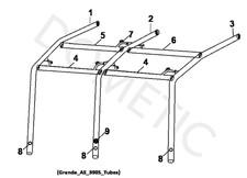 Dometic Grande AIR 390 Bladder & Sleeve Kit - Dual Pitch Roof with stub canopy