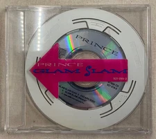 PRINCE GLAM SLAM RARE 3" CD SINGLE W7806 CLEAR CASE W/STICKER & ADAPTOR VG+/VG+