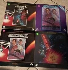 Lot Of 4 Star Trek Movies LaserDiscs