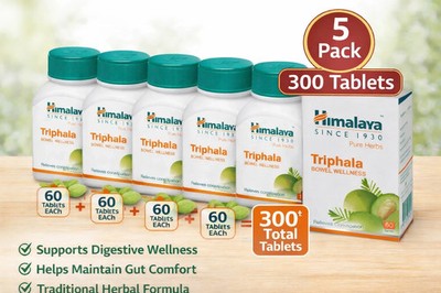 Himalaya Triphala Herbal Digestive Support Tablets 60 tablets x5 Free Shipping