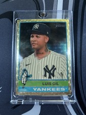 Marketplace image: 2025 Topps Heritage - Luis Gil #142 1/1 Gold Superfractor