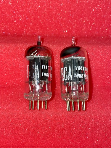 2 RCA 12AU7 Vacuum Tubes In Box / Gm & mA STRONG / Angle D Getter 1951 - Picture 5 of 14