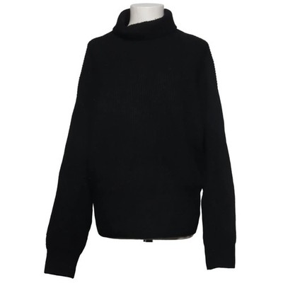 Soft Goat, Rollkragenpullover, Größe: M, Schwarz, Kaschmir/Wolle, Einfarbig #7iB