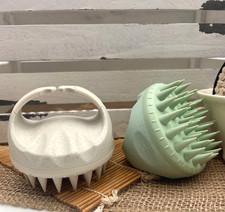 Soft Silicone Scalp Head Exfoliator Scrubber Shampoo Brush Head Massager