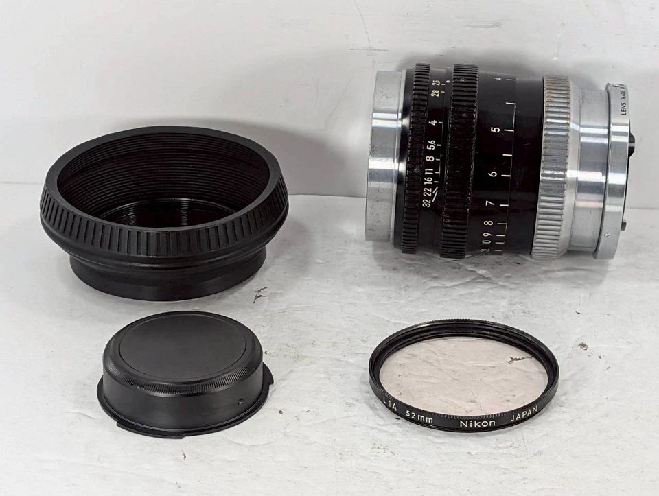 [Exc+4] Nikon Nikkor P 10,5cm 105mm f/2,5 Objektiv Für S-Mount Aus Japan - Bild 2 von 4