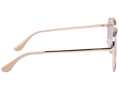 Authentic GUESS Heavy Aviator Sunglasses Rose Gold Silver  display picture 3