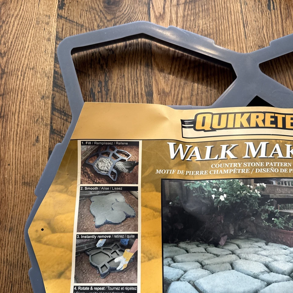 Quikrete Plastic Mold Reusable 2 Ft. Concrete Mold, Country Stone 692132 - Image 3 of 4