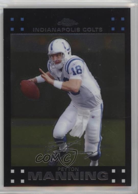 2007 Topps Chrome Peyton Manning #TC5 HOF 1r2d