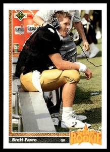 1991 Upper Deck Brett Favre Rookie Atlanta Falcons #13