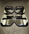 4x Stainless Door Lock Protector Covers For ST Line Puma Kuga Fiesta Focus 