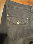 Style & Co. Black Denim Jean Capris-Skimmer Women’s Size 12 Button Cuff Option — photo 9