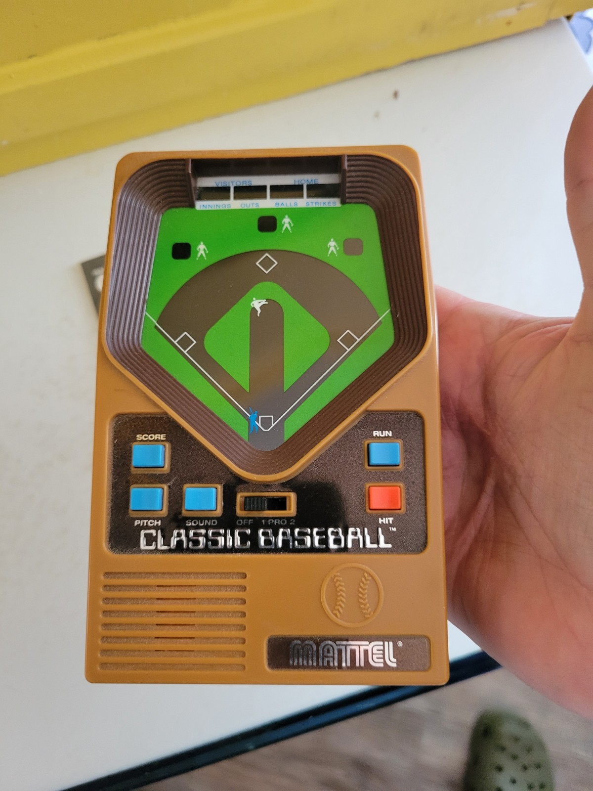 Mattel Classic Baseball Mattel Electronics Hand Held 2001 TESTED W/ Instructions