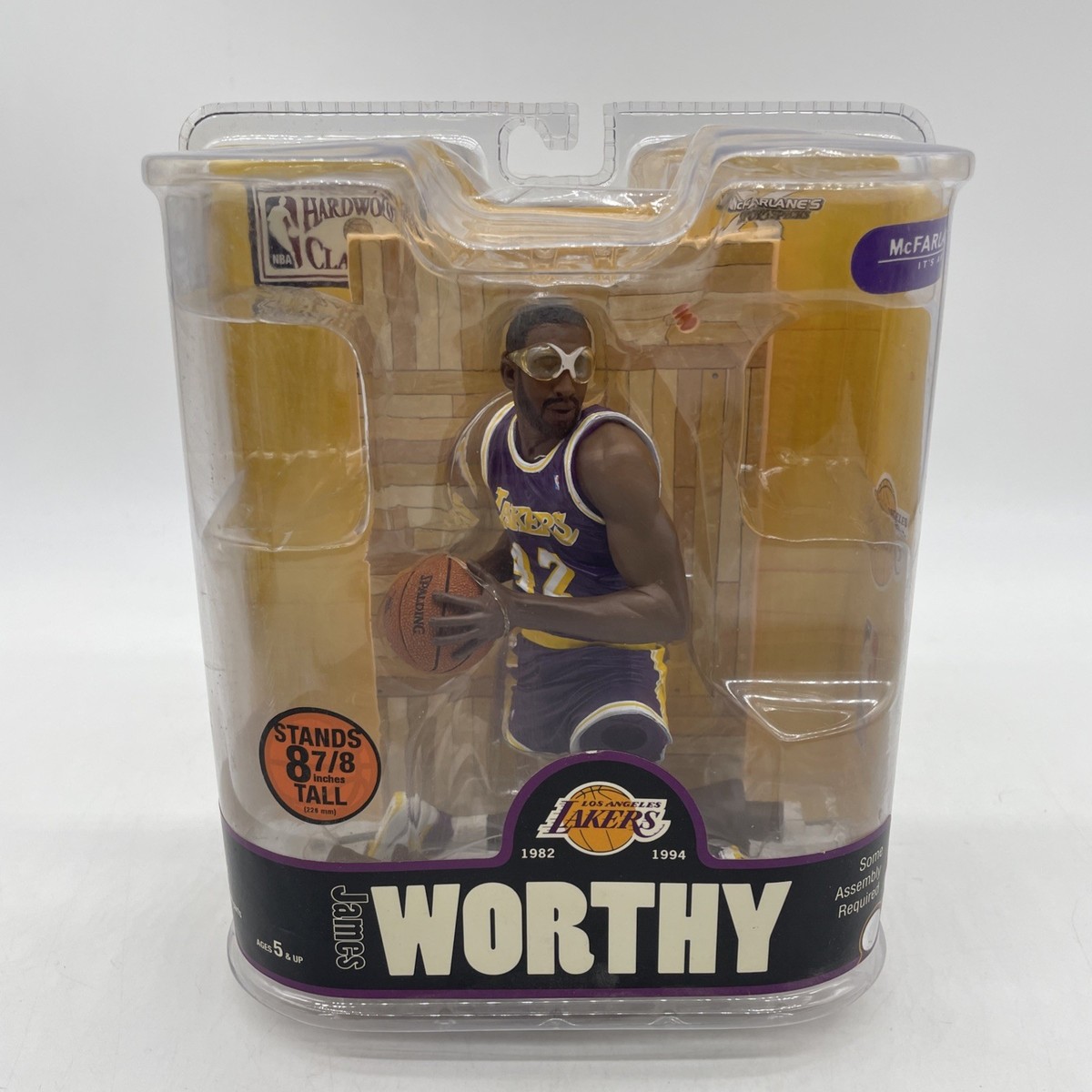 McFarlane 2007 NBA Legends Series 3 James Worthy Figure Lakers