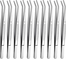 Stainless Steel Tweezers With Curved Serrated Tip Multipurpose Sewing Machine Stainless Steel Tweezers With Curved Serrated Tip Multipurpose Sewing Machine