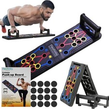 Push Up Board 25-in-1  Portable Pushup Board  Push Up Bar for Men  Home Gy...