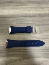 NEW Original Frederique Constant 25.5mm Highlife Blue Rubber Strap
