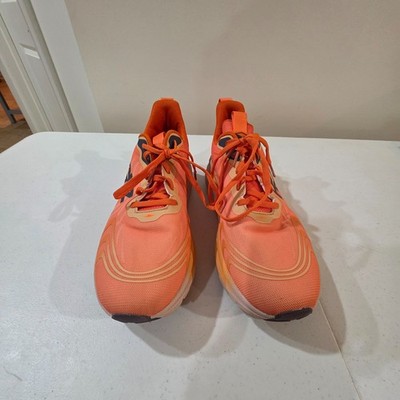 HOKZ Orange Running Shoes Athletic Sneakers Lightweight Mesh Trail Trainer US 10