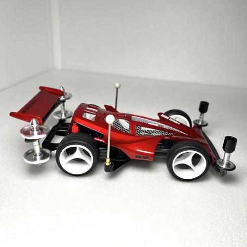 Tamiya Mini 4WD Big Bang Ghost Candy Red Super 1 telaio modello verniciato - Foto 4 di 11
