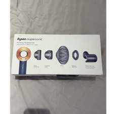 Dyson Supersonic Professional Hair Dryer Blue HD08 1600W with Attachments