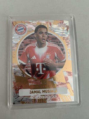 Jamal Musiala Mia San Mia Insert, Topps Lineage Bayern München 25/26 Munich