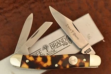 BOKER TREE BRAND SOLINGEN GERMANY TORTOISE CELLULOID WHITTLER KNIFE NICE (27834)
