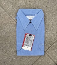 Vintage Deadstock NOS 1970s Sears Work Shirt Men's Size Medium 15-15.5