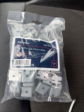 Newlec NLFSC30 D-line Fire Safety Clips 23mm Wide X 25