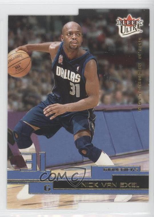 2002-03 Fleer Ultra Gold Medallion Nick Van Exel #20 0q3