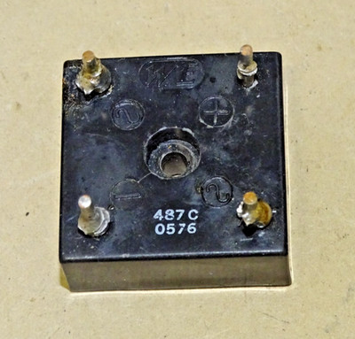 Western Electric Type 487C Bridge Diode, Good