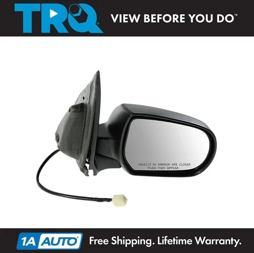 TRQ Mirror Power Textured Black Passenger Side Right RH for 01-04 Mazda Tribute