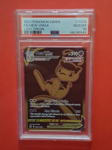 Pokémon TCG Mew VMAX TG30/TG30 Lost Origin Trainer Gallery PSA 10