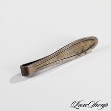 Vintage Georg Jensen Made in Denmark .925 Sterling Silver 75B Deco Tie Bar NR