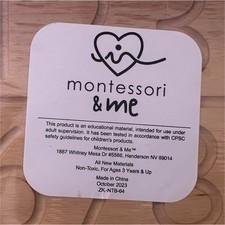 Montessori  Me Wooden Number  Shape Educational Tracing Board 2023
