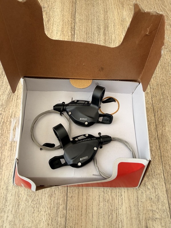 SRAM X5 Shifter Trigger set 3x9 Black - Damaged Box